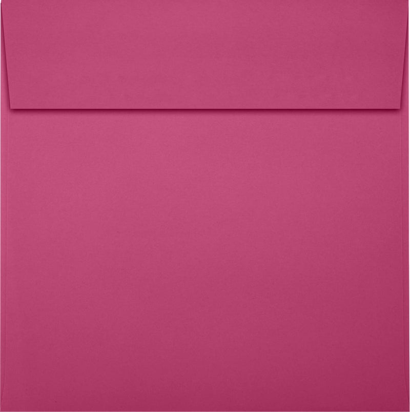LUXPaper Square Invitation Envelopes | 5 1/2" x 5 1/2" | Magenta Pink | 80lb. Text | 50 Qty - Image 2